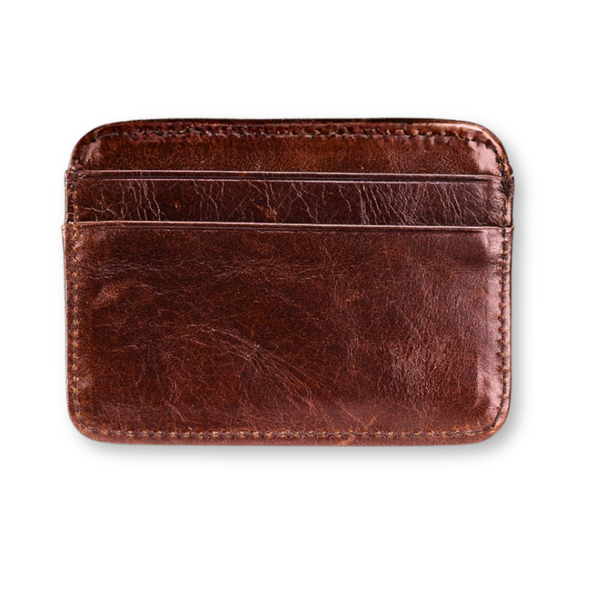 Oil Wax Leather Card Holder