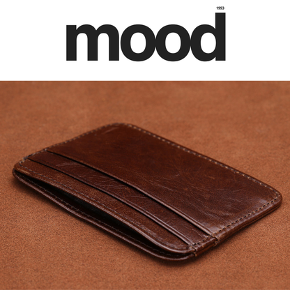 Oil Wax Leather Card Holder