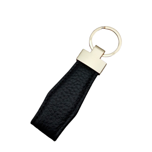 Small Leather Loop Keyring